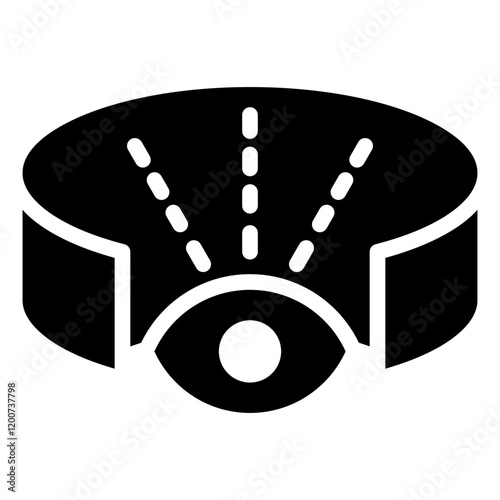 Field Of View Glyph Icon