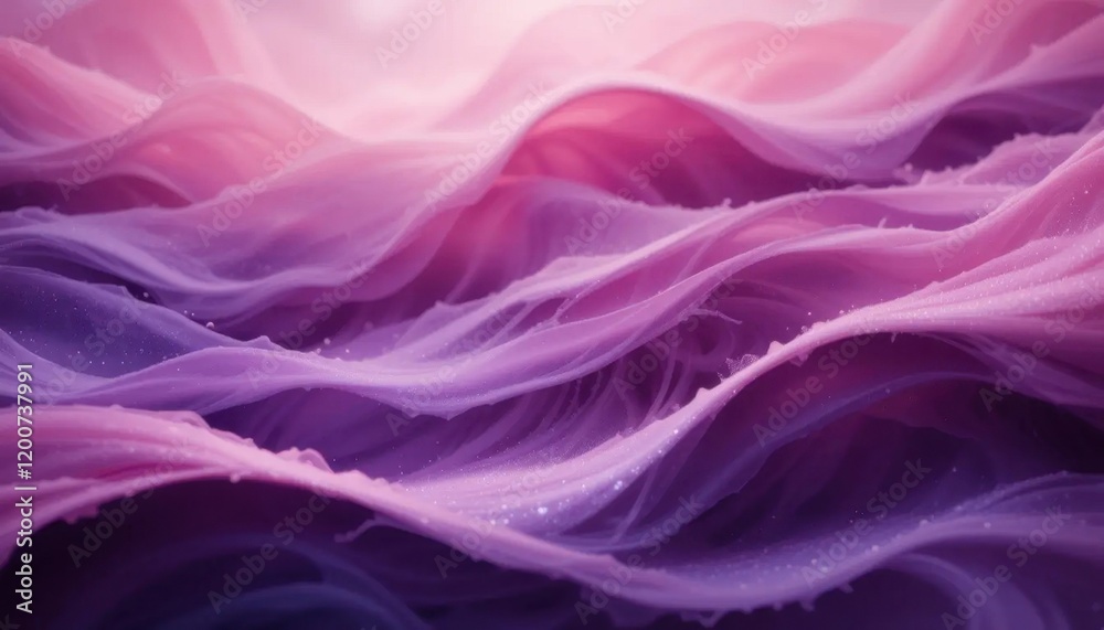 Fototapeta premium Abstract Purple and Pink Fluid Waves