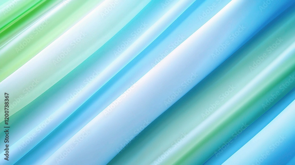 Obraz premium Abstract Light Blue and Green Gradient with Blurred Texture Lines