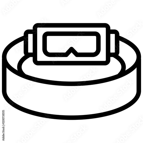 Virtual Immersion Outline Icon