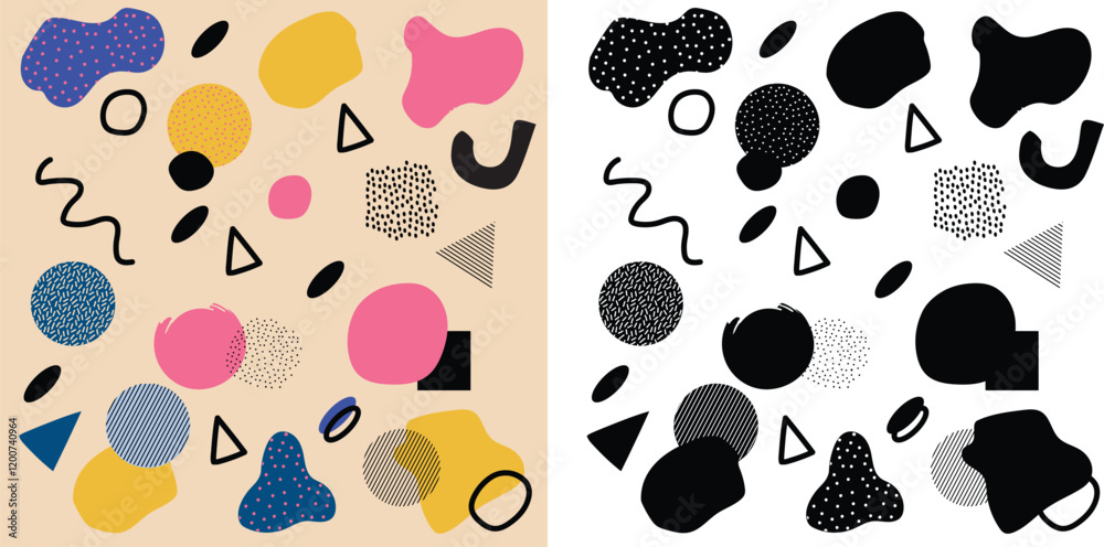 Fototapeta premium Abstract Shape Elements