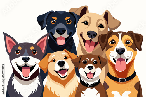 Cute Puppy Vector Art for Pet Lovers and Designers