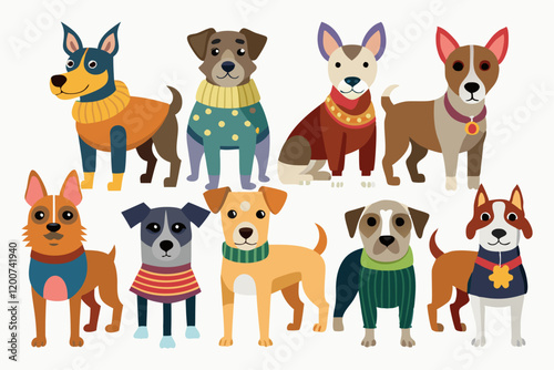 Cute Puppy Vector Art for Pet Lovers and Designers