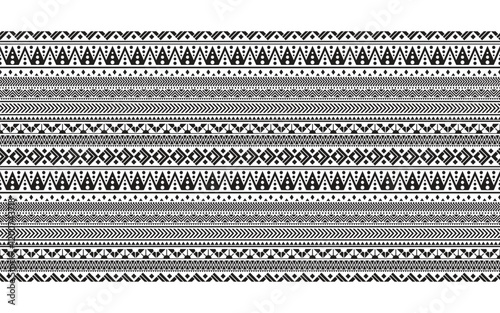 Tribal seamless pattern geometric seamless