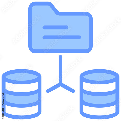 Redundancy Blue Icon