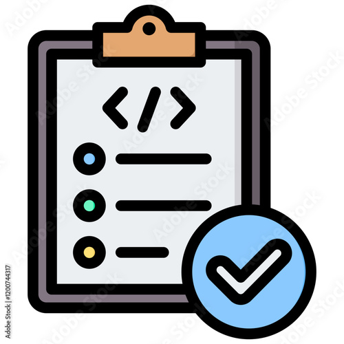 Compliance Outline Color Icon
