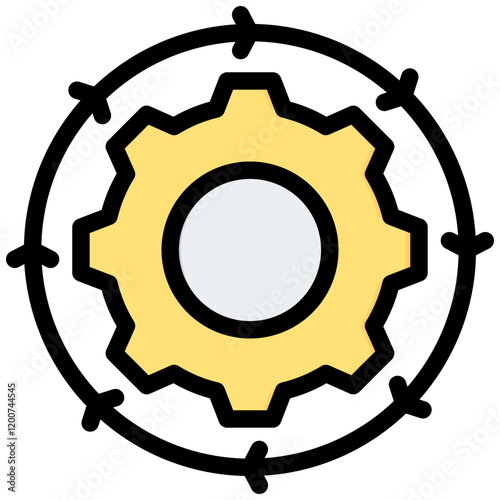 Agile Outline Color Icon