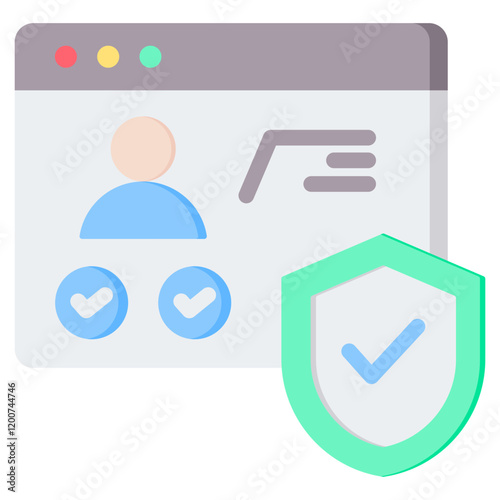 Authorization Flat Icon