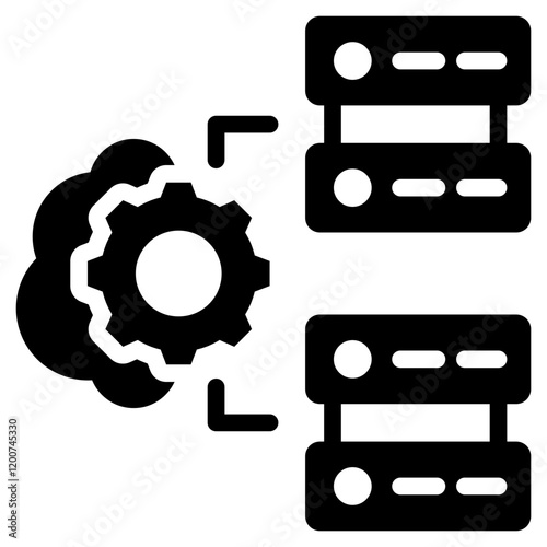 Dns Glyph Icon