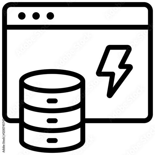 Cache Outline Icon
