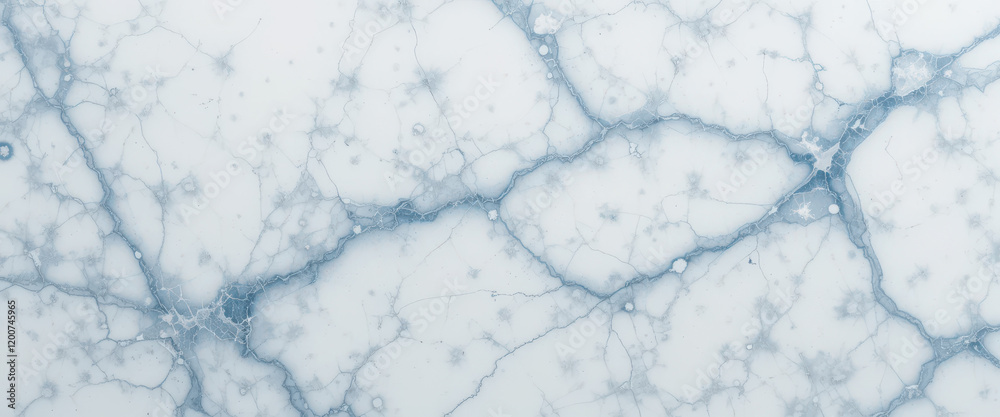 A close-up of a marble texture with blue veins on a white background. A close-up of a marble texture with blue veins on a white background.