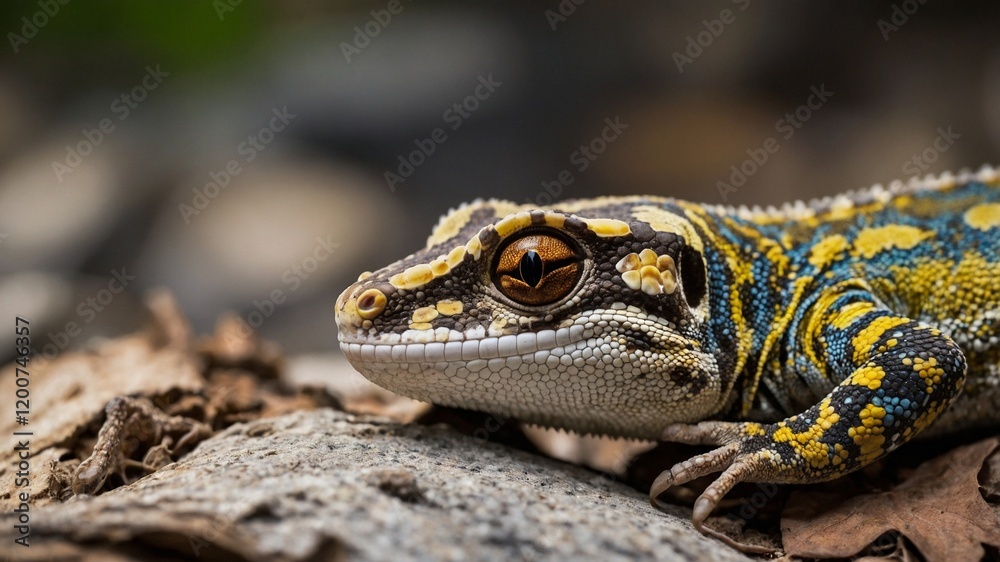 Naklejka premium frog on the ground