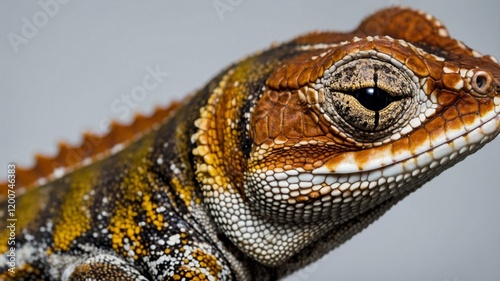 close up of a lizard