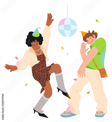 People dancing at a party