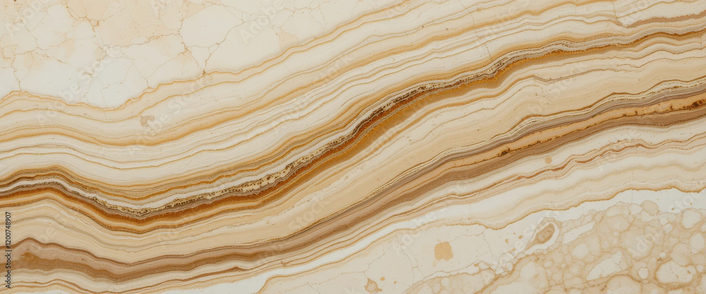 A close-up of layered natural stone showcasing earthy tones. A close-up of layered natural stone showcasing earthy tones.
