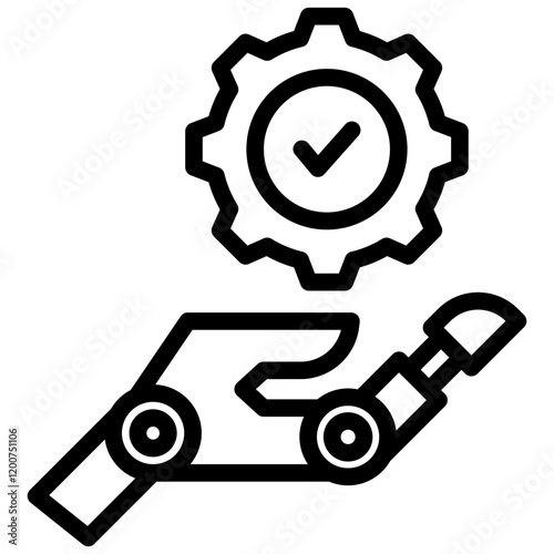 Robotic Standard Outline Icon