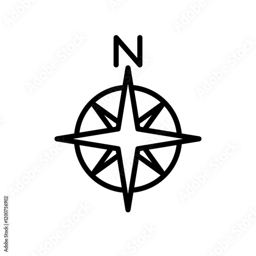 Compass icon design template