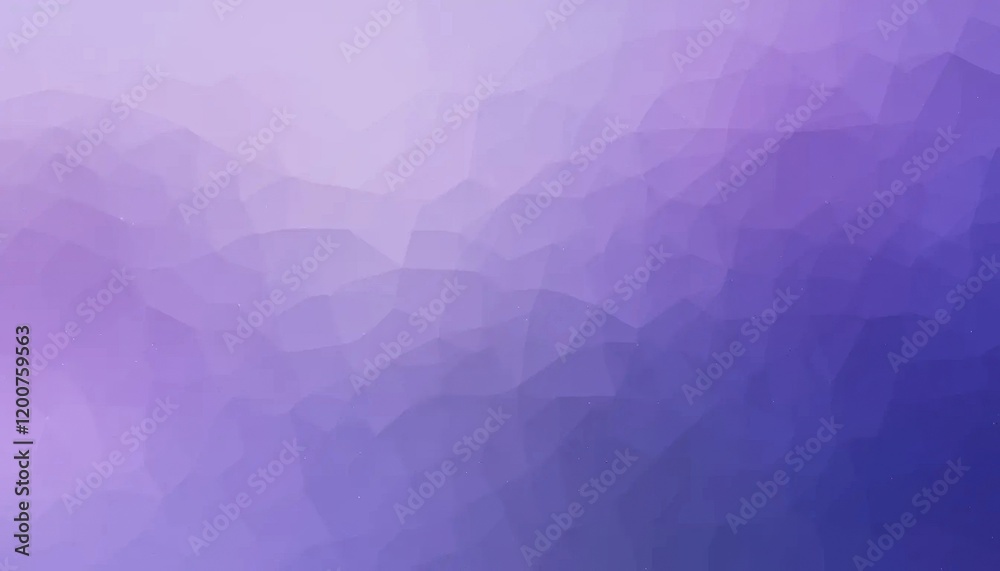 Obraz premium Abstract Lavender Dream: A Serene Purple Low Poly Background