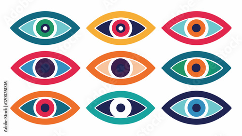 Eye Vectors for Modern Visual Projects