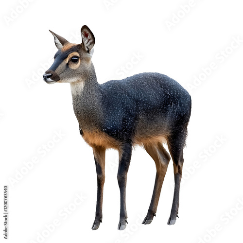 Wildlife exploration captivating sambar deer in natural habitat serene environment close-up view conservation concept photo