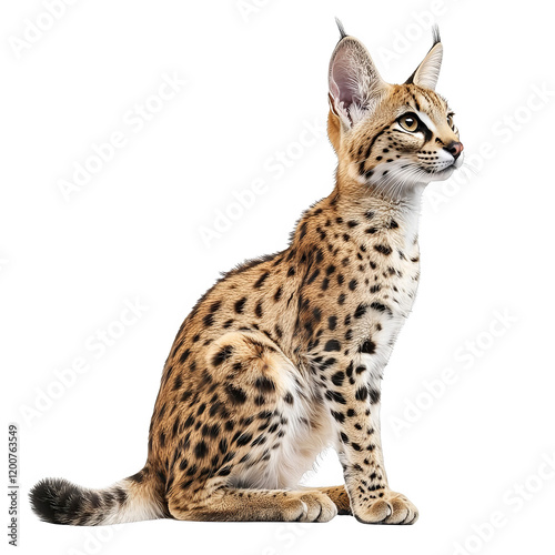 Wildlife action of a serval cat in a natural environment captured in stunning detail perfect for wildlife enthusiasts photo