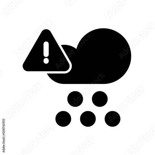 Hail icon design template