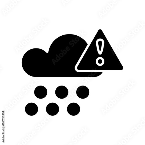 Hail icon design template