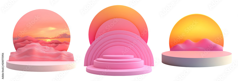 Colorful Abstract Background with Geometric Shapes and Gradients Colorful Abstract Background with Geometric Shapes and Gradients