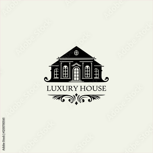 classic luxury house logo