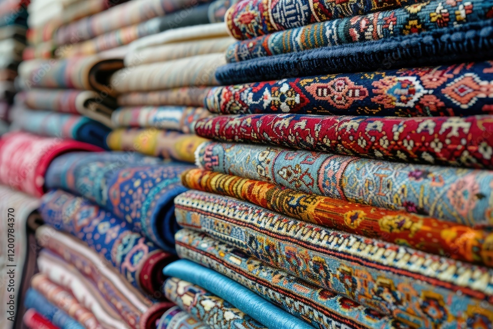 Pixel Perfect Picture of Assorted Oriental Carpets Displayed in a Middle Eastern Store Pixel Perfect Picture of Assorted Oriental Carpets Displayed in a Middle Eastern Store