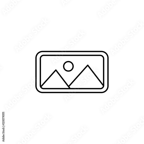Image icon set Flat isolated outline sign