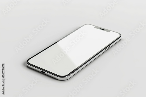 Flawless Image of Ramadan Phones 14 Pro Right Side in White Background photo