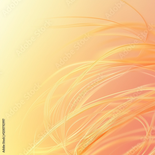 A crisp vector of saffron threads glowing against a soft pastel gradient