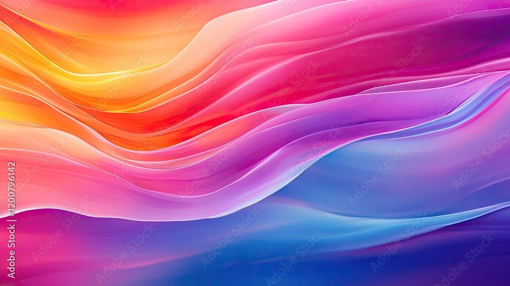 Electric watercolor idea. Vibrant abstract waves blend in hues of pink, orange, and blue, creating a dynamic design. Electric watercolor idea. Vibrant abstract waves blend in hues of pink, orange, and blue, creating a dynamic design.