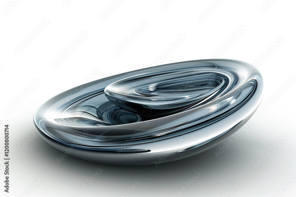 Black and White Motion Swirl on White Background: Abstract Energy in Motion Black and White Motion Swirl on White Background: Abstract Energy in Motion