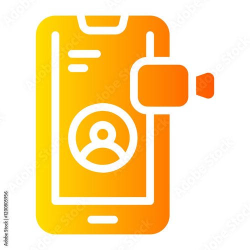 video calling Gradient icon