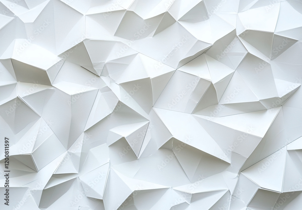 White Geometric Texture
