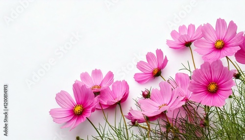 Wallpaper Mural Pink flowers cosmos blooming in summer Torontodigital.ca