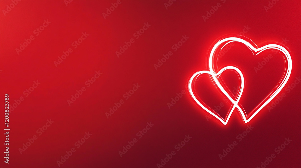 Glowing red heart on red textured background for valentines day wedding celebration Glowing red heart on red textured background for valentines day wedding celebration