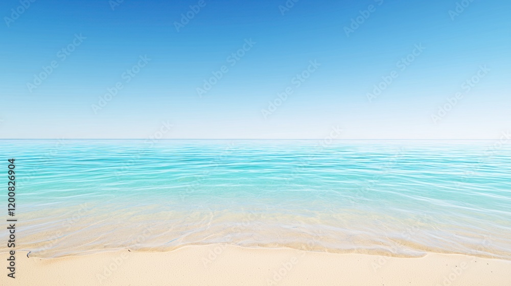 Obraz premium Serene Beach Scene