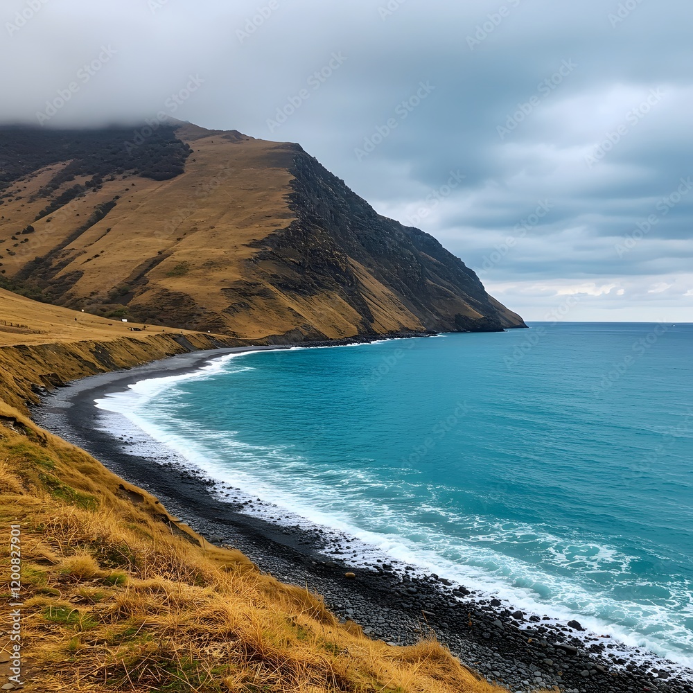 Obraz premium hill and sea