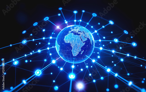 A Futuristic Representation of the Interconnected World