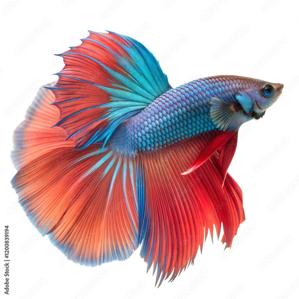 Fototapeta premium Betta Fish AI Generated Image