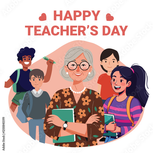 Happy Teacher’s Day Celebration Design