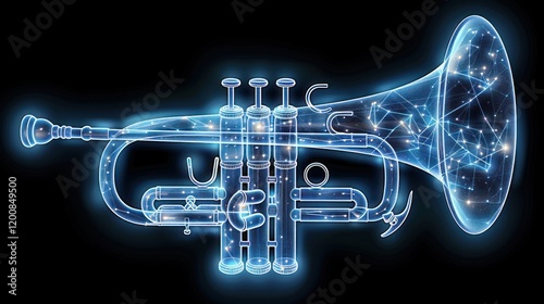 Digital Trumpet: A Symphony of Light and Sound