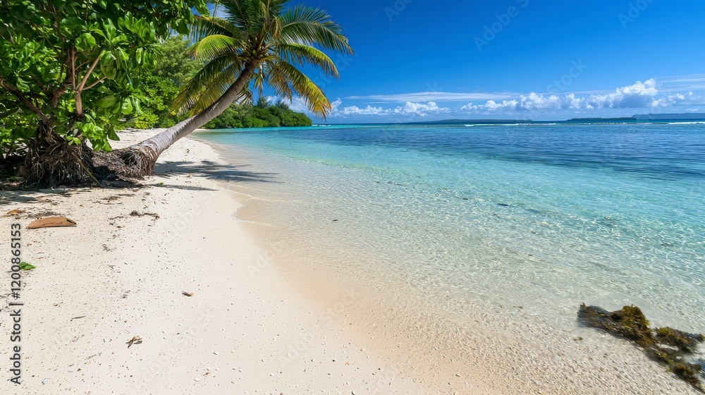 Relaxing day at a pristine white sandy beach tropical paradise nature photography serene environment coastal view tranquility Relaxing day at a pristine white sandy beach tropical paradise nature photography serene environment coastal view tranquility