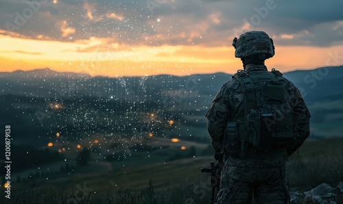 Military ai system analyzes battlefield scenery