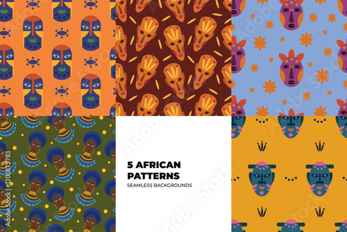 Traditional Ethnic Background Set