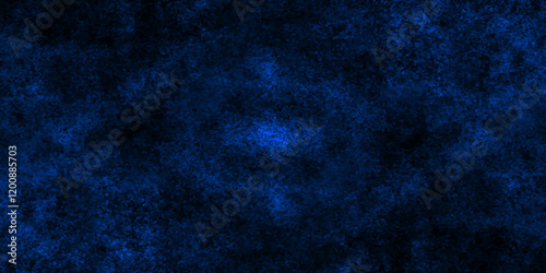 Abstract blue wall grunge background, Nebules blue texture decorative Venetian stucco for backgrounds, deep shiny blue and black dreamlike abstract fantasy under water background. dark blue concrete.