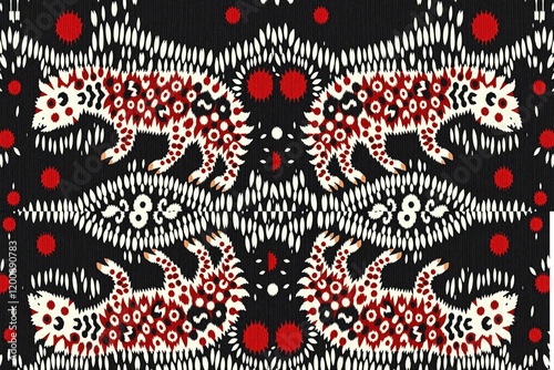 ikat pattern
